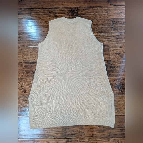 Vince 100% Cashmere Sleeveless Sweater Top Size Large - Picture 2 of 8